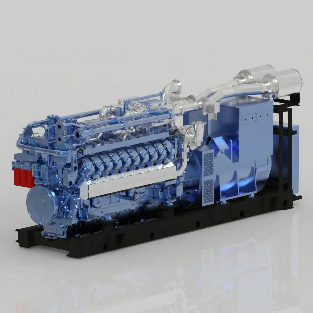 Industrial Gas Generator 1000kW Natural Gas